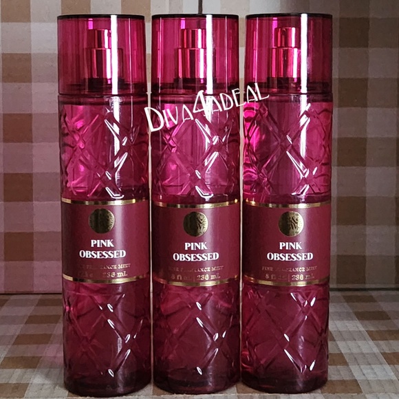 3X Bath & Body Works Everyday Luxury PINK OBSESSED Mist Sprays Collection Set - Picture 1 of 2